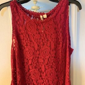 Red blouse (tank top )